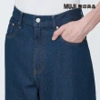【MUJI 無印良品】男有機棉丹寧寬版褲(藍色)