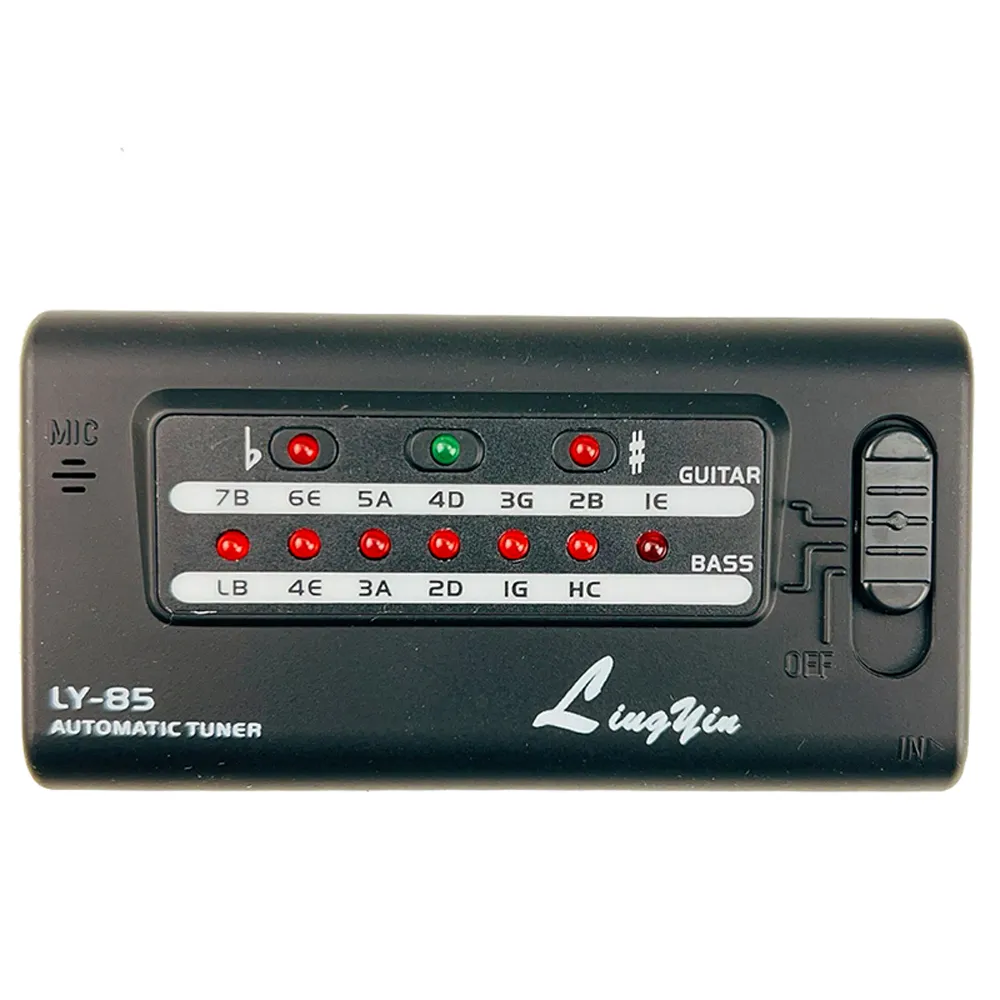 【JYC Music】嚴選 LY-85 便攜式調音器-具備6.3接口 /各種樂器通用/加贈三好禮