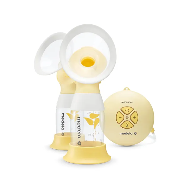 【Medela】Swing Maxi Flex 絲韻 翼 ╴舒悅版電動雙邊吸乳器(福利品)