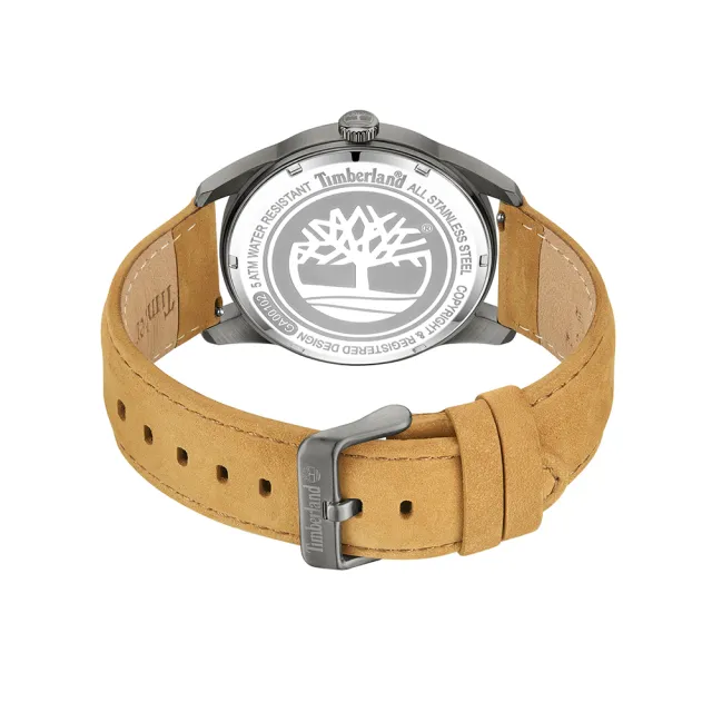 【Timberland】天柏嵐 經典條紋百搭腕錶-45mm(TDWGA0010204)