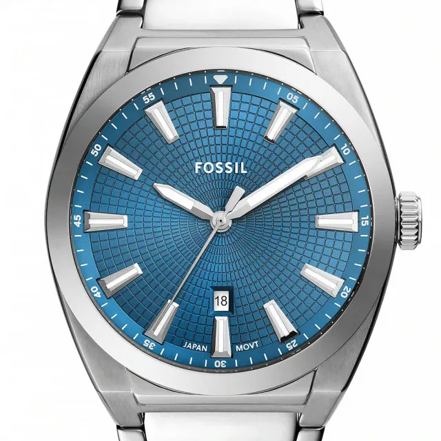 【FOSSIL】Everett 復古紳士手錶-42mm 畢業禮物(FS6054)