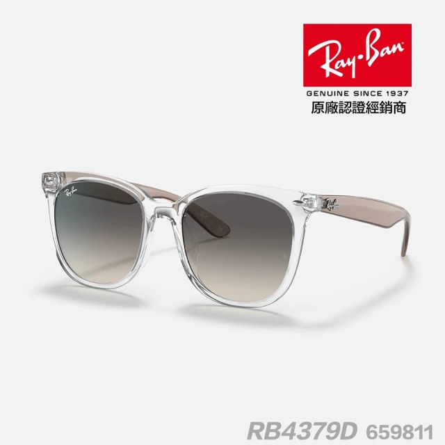 RayBan 雷朋 太陽眼鏡 RB4379D 659811 55mm(大鏡片設計 小臉神器 抗紫外線 抗uv 原廠公司貨)