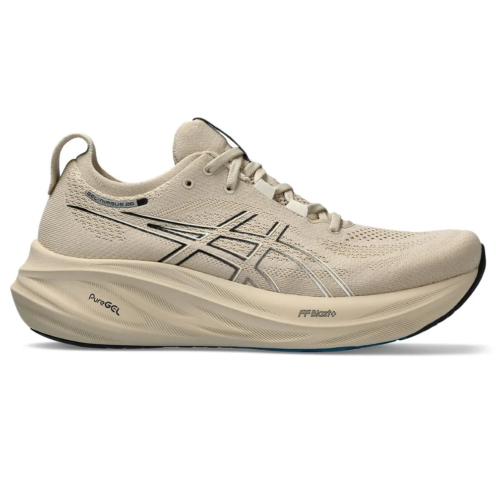 【asics 亞瑟士】GEL-NIMBUS 26 男款  緩衝 慢跑鞋(1011B794-021)