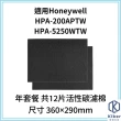 【齊格科技】Honeywell 副廠活性碳濾棉*12(適用Honeywell HPA-200APTW HPA-202APTW HPA-5250WTW)