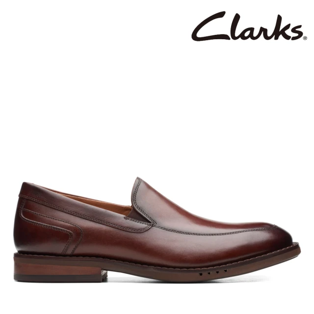 Clarks 男鞋 Un Hugh Step 寬楦設計套穿樂福鞋 休閒鞋(CLM69020D)