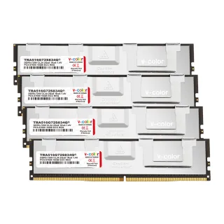 【v-color 全何】DDR5 OC R-DIMM 7200 64GB kit 16GBx4(AMD TRX50 工作站記憶體)