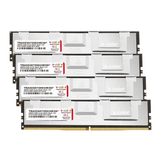 【v-color 全何】DDR5 OC R-DIMM 7200 96GB kit 24GBx4(AMD TRX50 工作站記憶體)