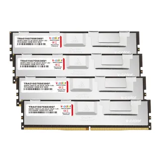 【v-color 全何】DDR5 OC R-DIMM 7600 64GB kit 16GBx4(AMD TRX50 工作站記憶體)