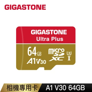 【GIGASTONE 立達】microSDXC UHS-Ⅰ U3 A1V30 64GB相機攝影記憶卡(支援行車紀錄器/監視器)