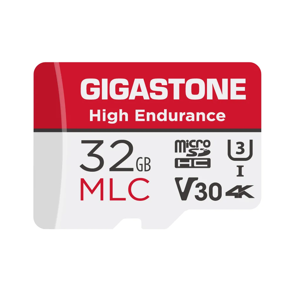 【GIGASTONE 立達】MLC監控/行車專用10xHigh Endurance microSDHC UHS-I U3 32GB記憶卡(32G 支援視訊監控)