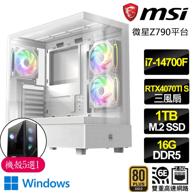 微星平台 i7二十核 RTX4070TI SUPER G W