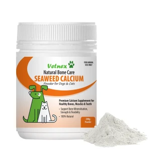 【VetNex維特寧】100%天然海藻鈣粉200g(貓犬適用/寵物保健/營養補充)