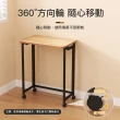 【慢慢家居】3秒摺-SGS低甲醛可移動摺疊桌60x40x75cm(邊桌/書桌/電腦桌)