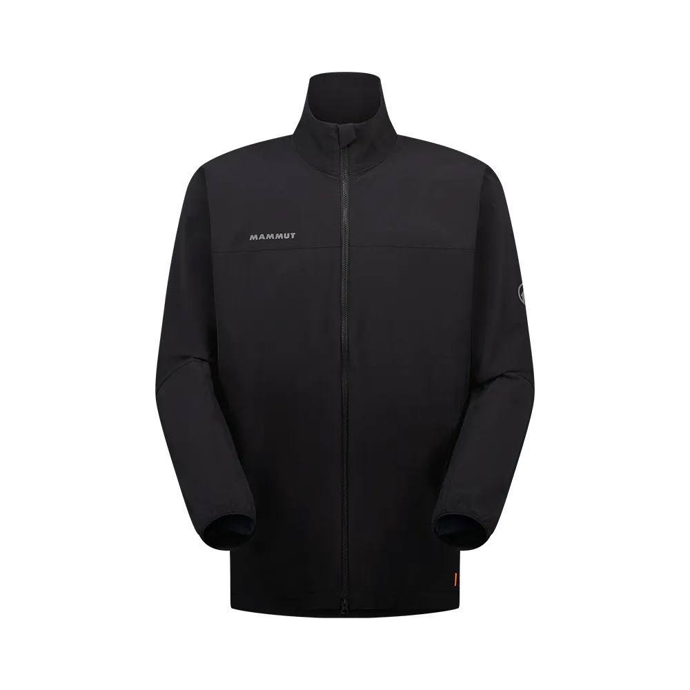 【Mammut 長毛象】Comfort Jacket AF Men 日系彈性防潑水軟殼外套 黑色 男款 #1011-02410