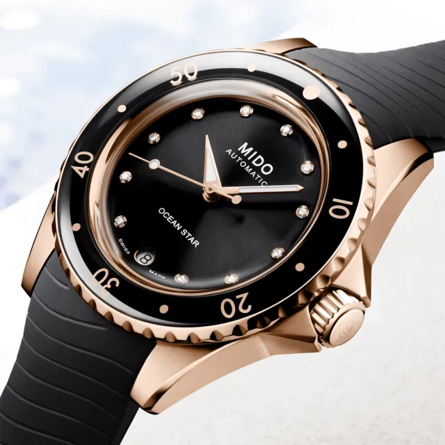 【MIDO 美度】OCEAN STAR 海洋之星 60年代風格 潛水機械腕錶 母親節 禮物(M0262073705600)