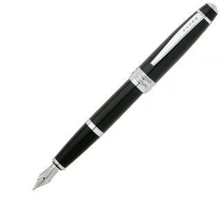 【CROSS】Bailey貝禮系列黑亮漆鋼筆 免費刻字(原廠正貨)