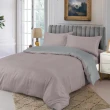 【Victoria】萊賽爾簡約素色涼感雙人四件式床包被單組-多色任選(天然木漿纖維)
