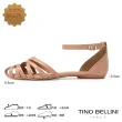 【TINO BELLINI 貝里尼】巴西進口編織包趾涼鞋FSWV001(裸膚)