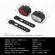 【KINYO】USB充電式自行車燈組 前燈車頭燈/車尾燈(車尾警示燈)