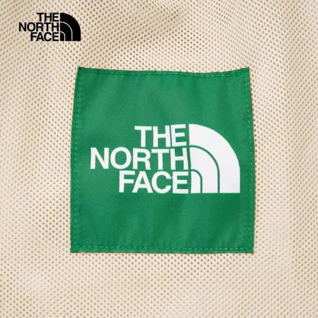 【The North Face 官方旗艦】北面男女款米色輕便背負大容量托特包｜8AMW3X4