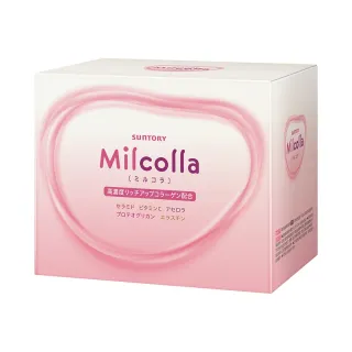 【Suntory 三得利官方直營】Milcolla 蜜露珂娜 30包/盒(膠原蛋白、維生素C、牛乳賽洛美、蛋白聚醣)