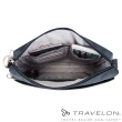 【Travelon】CLASSIC防盜斜肩包/側包(TL-43115-1深藍/百搭素面款/保護網/RFID防竊讀取/出國旅遊)