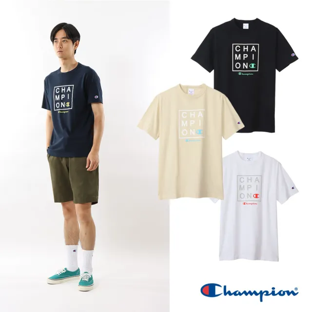 【Champion】官方直營-印花圖騰短袖T恤-男(4色)