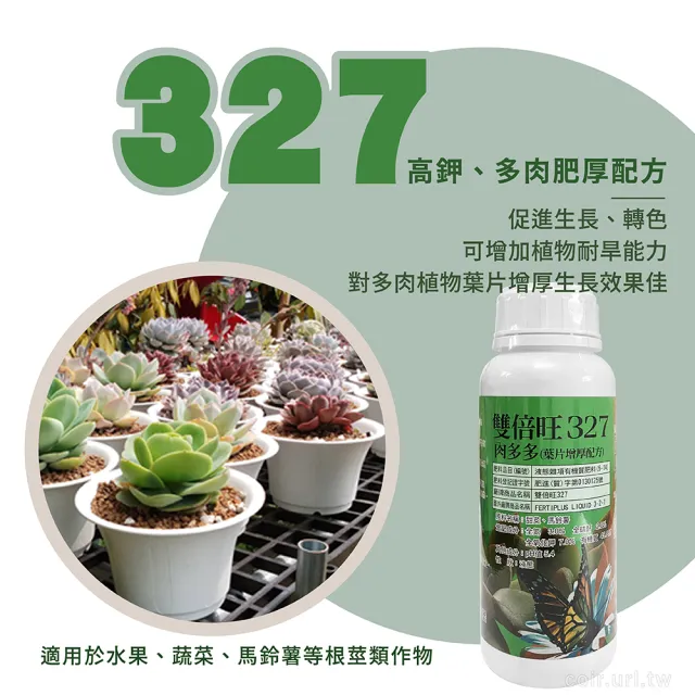【高效多肉肥料】幼苗成長＋葉片肥厚 多肉雙寶(純植物有機質液肥組合 天然配方 低味道 安全無毒 開根葉旺)