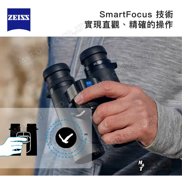 【ZEISS 蔡司】SFL 8X40 雙筒望遠鏡(公司貨)