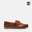 【Timberland】男款棕色休閒帆船鞋(A232XF74)
