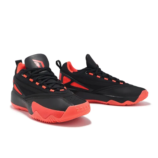 【adidas 愛迪達】籃球鞋 Dame Certified 2 Low 黑 橘 男鞋 緩震 平民版 愛迪達(IE7791)