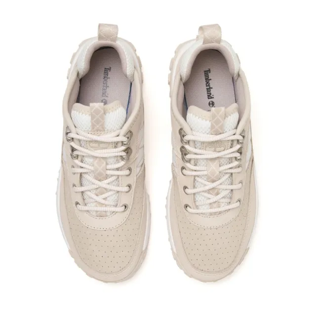 【Timberland】女款白色 Greenstride™ Motion 6 低筒健行鞋(A2AVJEM3)