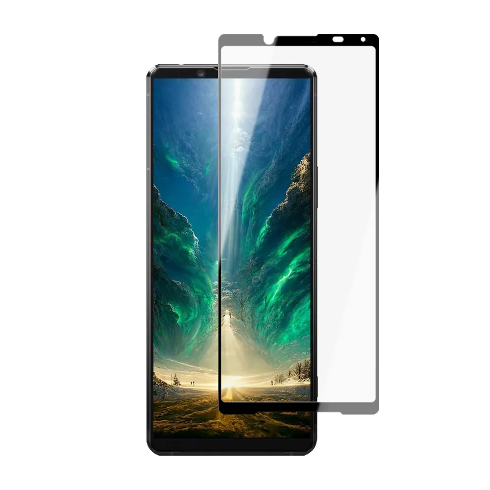 SONY Xperia 10 III 保護貼 買一送一 滿版黑框手機保護貼(買一送一 SONY Xperia 10 III 保護貼)