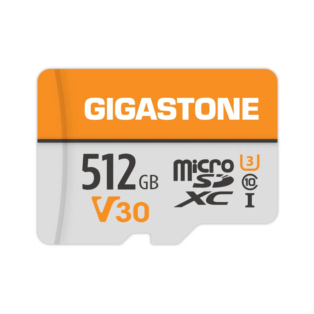 【GIGASTONE 立達】microSDXC UHS-Ⅰ U3 V30 512GB記憶卡(支援Switch/空拍機/手機/平板)
