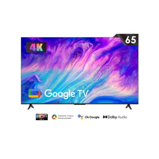 【iFFALCON 雷鳥】65型Google TV 4K HDR智慧聯網顯示器 TCL子品牌(iFF65U62)