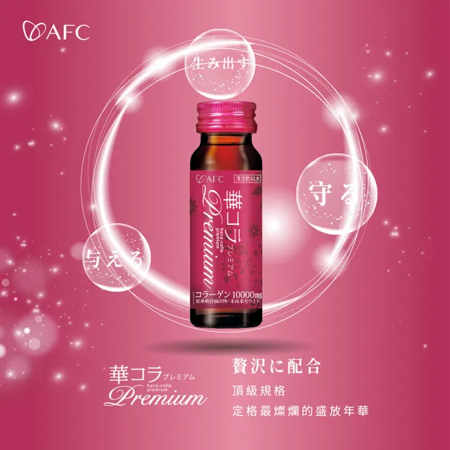 【AFC】美妍拉提Premium膠原蛋白飲二盒組 共20瓶(日本原裝)