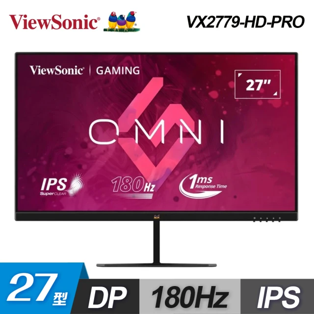 ViewSonic 優派 VX2779-HD-PRO 27型