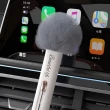 【Dagebeno荷生活】車用二合一內飾清潔刷 風扇螢幕鍵盤靜電軟毛軟(清潔刷4入)