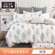 【ALAI 寢飾工場】台灣製 100%精梳純棉床包+枕套組(單人/雙人/加大 均一價 多款任選)