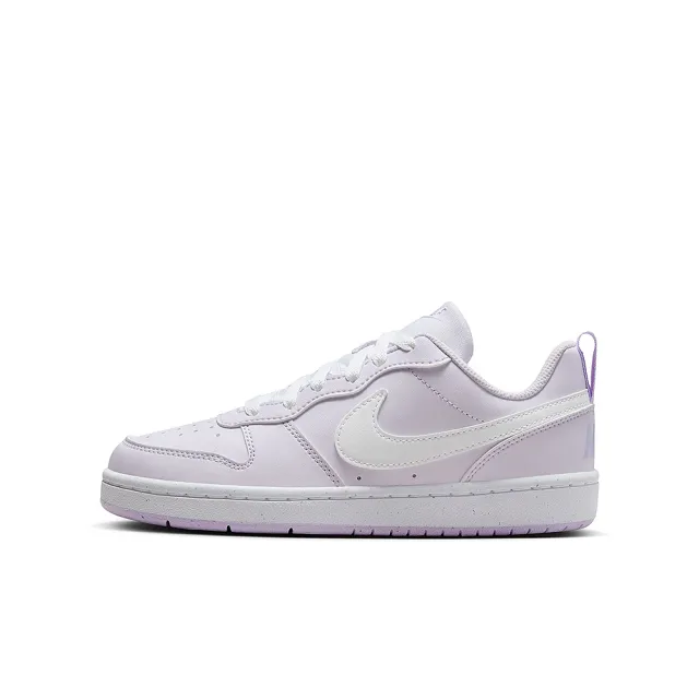 【NIKE 耐吉】休閒鞋 女鞋 大童 運動鞋 COURT BOROUGH LOW RECRAFT GS 紫 DV5456-500