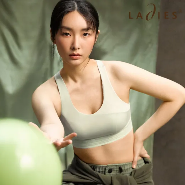 【Ladies 蕾黛絲】Ladiesport Fashion sport運動內衣M-EL罩杯內衣(酪梨奶綠)