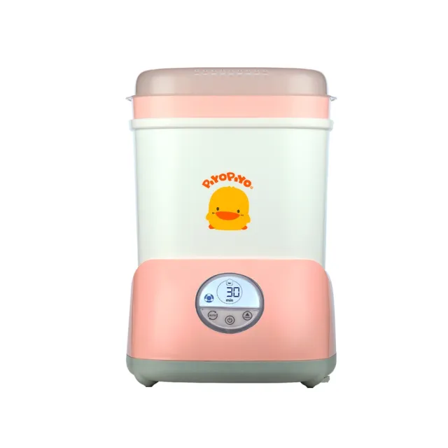 【Piyo Piyo 黃色小鴨】消毒鍋調乳器組(蒸氣式 大容量 溫奶 精準控溫)