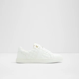 【ALDO】VIVIEN-完美壓紋縫線舒適休閒小白鞋-女鞋(白色)