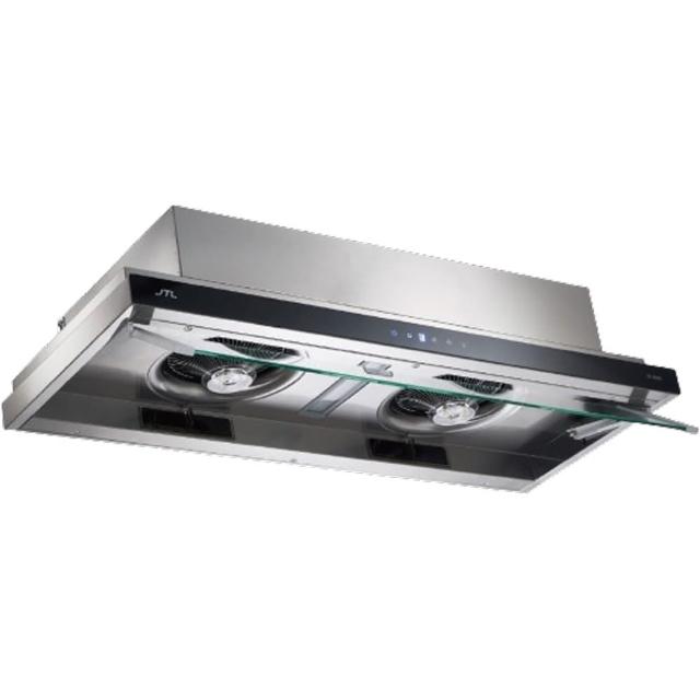 【喜特麗】90公分觸控式DC直流變頻TURBO增壓隱藏式排油煙機(JT-1859L 原廠保固基本安裝)