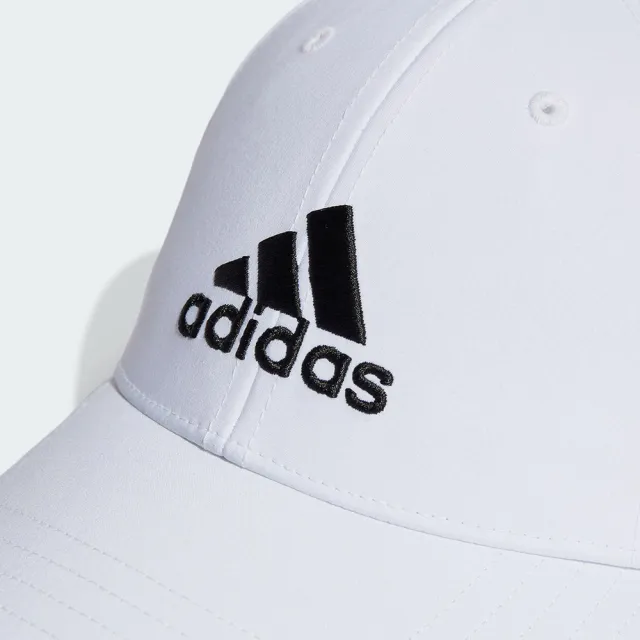 【adidas 愛迪達】BBALLCAP LT EMB 白 帽子 棒球帽 運動帽 遮陽帽(II3552)