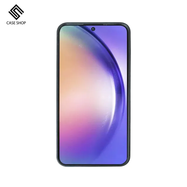 【CASE SHOP】Samsung A55 5G 指環支架站立保護殼-黑(360度可調整式支架、一秒輕鬆追劇)