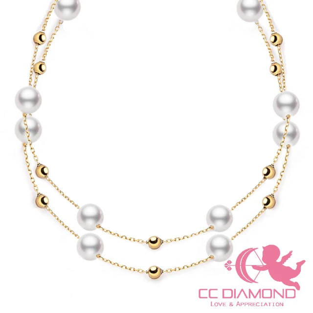 【CC Diamond】18K金 小資女 珍珠項鍊(5.5-6mm)