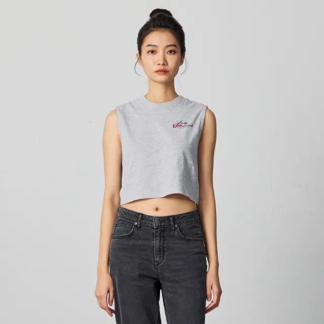 【Lee】女裝 無袖T恤 / 左胸小LOGO 背心 共3色 季節性版型(LB416004848/LB416004K11/LB416004K14)