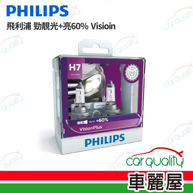 Philips 飛利浦 頭燈 勁靚光 +60% H3(車麗屋)