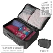 【旅行玩家】旅行用雙層分類收納袋/衣物行李包(二色可選)